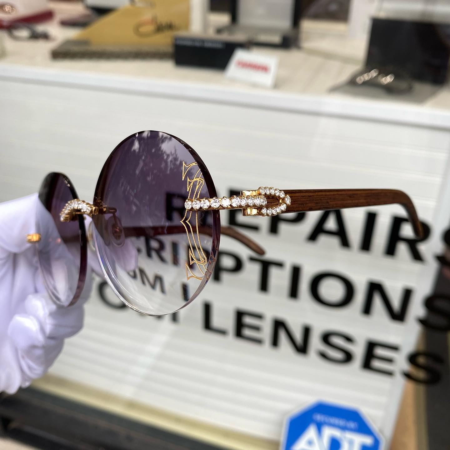 Custom Lens Engraving